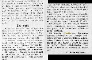 FOOT SCBA 08- MATCH ISM SCBA 20 MAI 1956